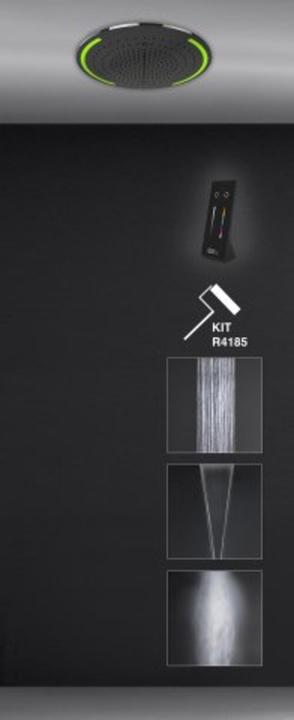 Actual product image Gessi Colour, multifunction shower installation system, round, diameter 502mm, spray type rain, surg