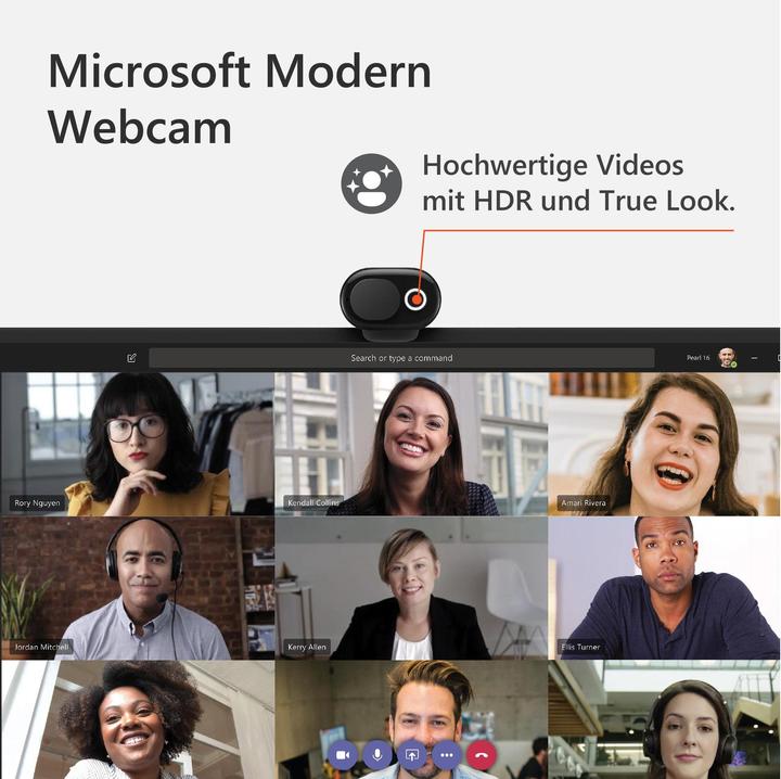 Immagine prodotto Microsoft Webcam moderna (2 Mpx)