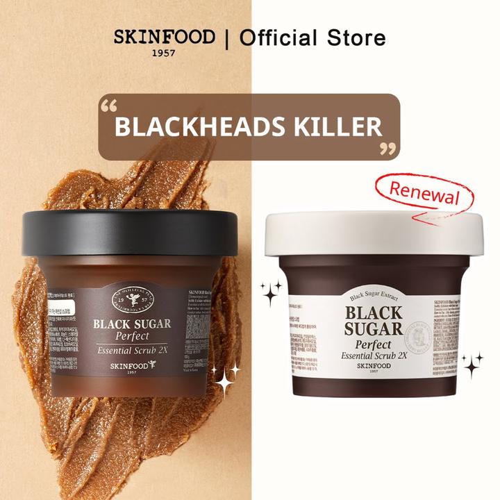 Produktbild Skinfood Black Sugar Perfect Essential Scrub 2X 20g