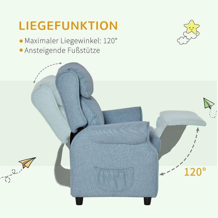 Immagine prodotto Swisshandel24 Divano per bambini Divano per bambini Poltrona per bambini Sedia Divano reclinabile regolabile con (Poltrona per bambini)