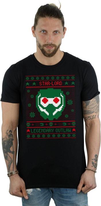 Immagine prodotto Guardians Of The Galaxy Vol. 2 Star Lord Fair Isle Maglietta Uomo (S)