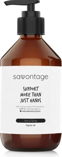 Actual product image Savontage Thyme Oil Hand Soap, 500ml (Liquid soap, 500 ml)