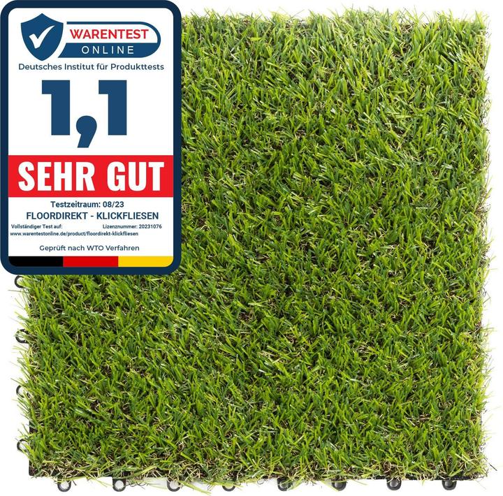Floordirekt Terrassenfliese Gras (1 x, 30 x 30 cm)