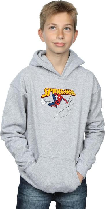 Actual product image Boys Spider-Man With A Book Hoodie (152, 158)