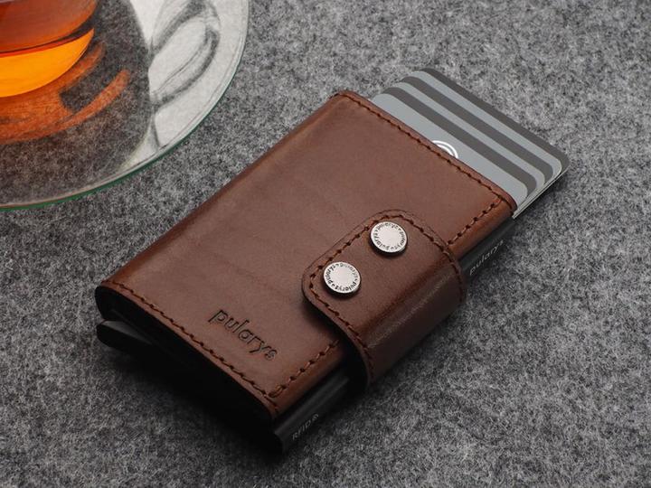 Actual product image Pularys Wallet DOPPIO credit card holder