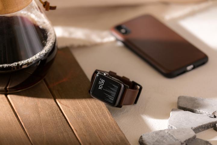 Produktbild Nomad Modern Connector Strap (44 mm, Edelstahl, Leder)