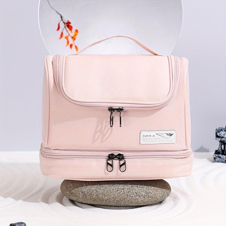 Only-Bags.Store Trockene und nasse getrennte Kulturtasche, Reise-Kosmetik-Aufbewahrungstasche mit grossem (1 l)