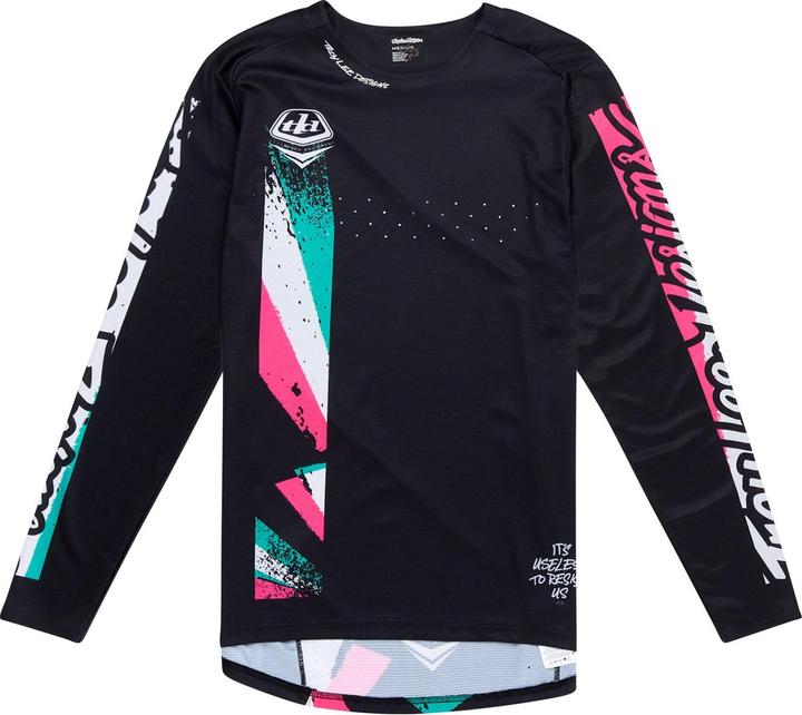 Actual product image Troy Lee Designs Sprint Jersey, Full Pull, black, XL (XL)