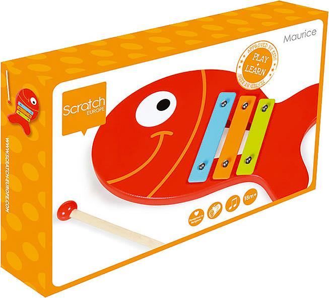 Image du produit Scratch Poisson xylophone en bois