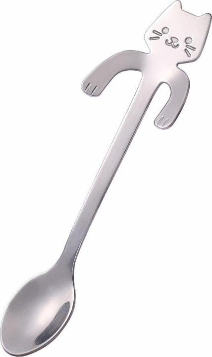 JTI Kaffeelöffel aus Edelstahl - süsses Design (1 Stück, Löffel)