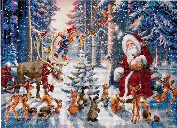 Immagine prodotto Craft Buddy Natale nella foresta, 90x65cm Crystal Art Kit