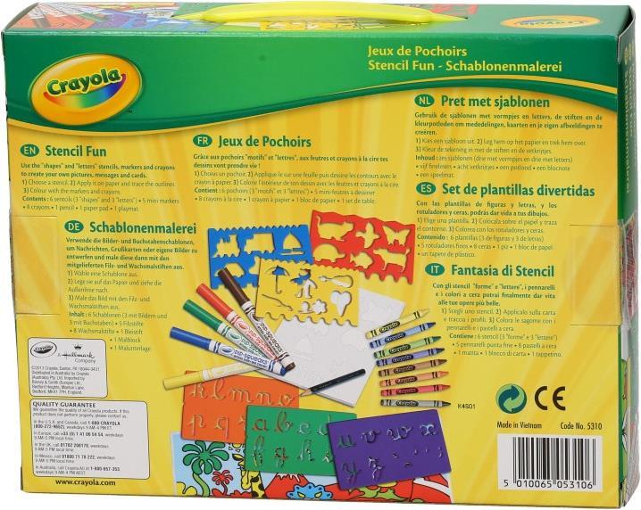 Image du produit Crayola peinture au pochoir