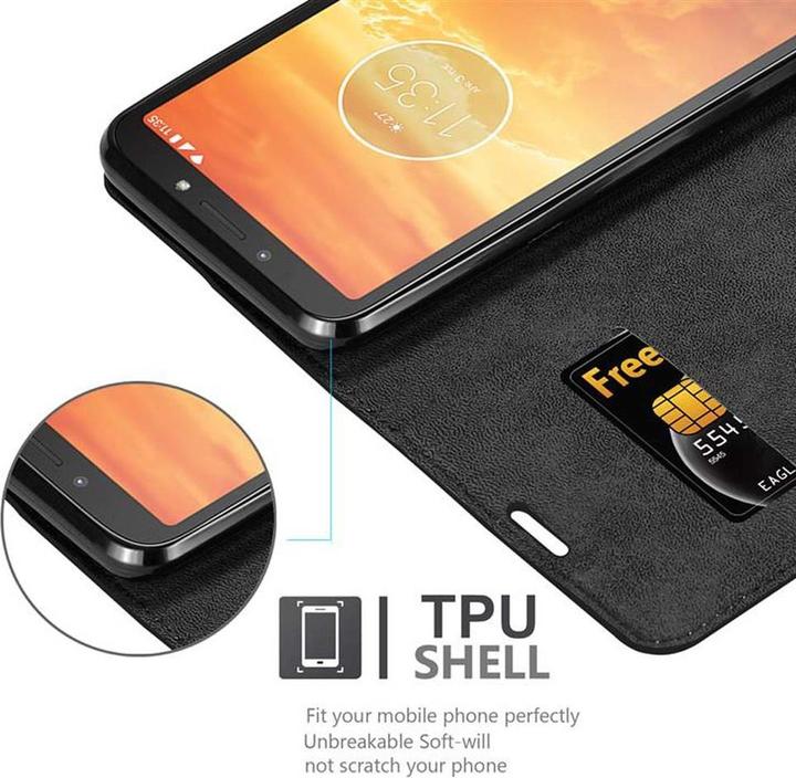 Produktbild Cadorabo Book Invisible Magnet Cover (Motorola Moto E5 Play)