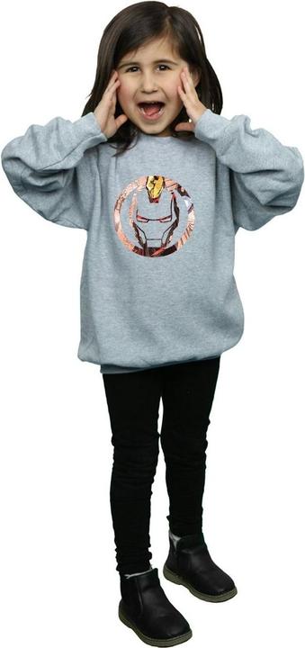 Immagine prodotto Iron Man Montage Symbol Felpa Ragazze (152, 158)