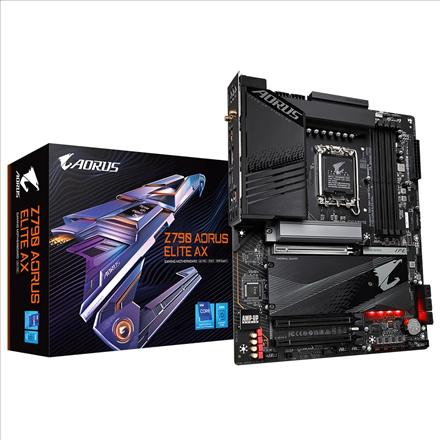 Image du produit Gigabyte Z790 AORUS ELITE AX (LGA 1700, Intel Z790, ATX)