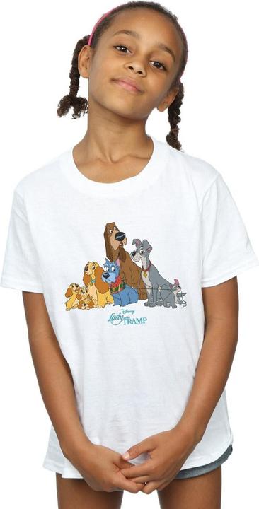Image du produit Disney - T-shirt LADY AND THE TRAMP CLASSIC GROUP - Fille (140, 146)