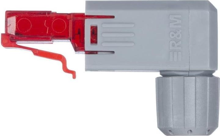 R&M Stecker FM45 Cat. 6A, 90°, 1 Stück, Grau (Netzwerkkabel Stecker)