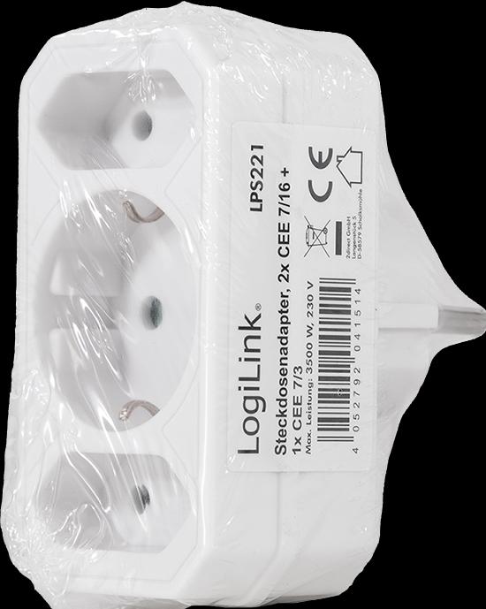 Produktbild LogiLink Steckdosenadapter (CEE 7/3, 1 x)