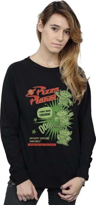 Actual product image Disney Womens/Ladies Toy Story 4 Pizza Planet Little Green Men Sweatshirt (XXL)