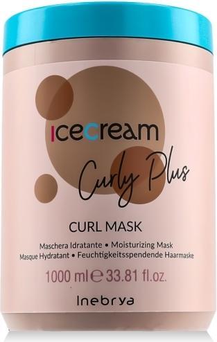 Produktbild Inebrya Ice Cream Curly Plus maska do włosów kręconych 1000ml (1000 ml)