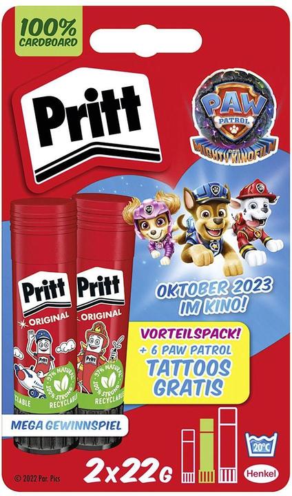 Pritt Glue stick 2x22g Everything upside down 2