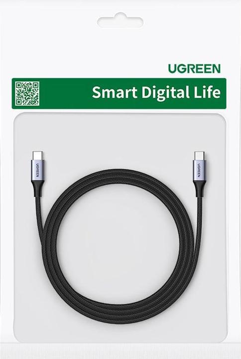 Productafbeelding Ugreen USB-C naar USB-C USB4 kabel, 240W, 2m (zwart) (2 m, USB 2.0)