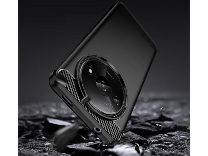Produktbild Screenguard Xiaomi Redmi A3 Hülle Carbon Brushed Soft TPU (Xiaomi Redmi A3)