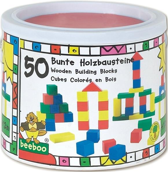 Actual product image Beeboo Wooden building block drum