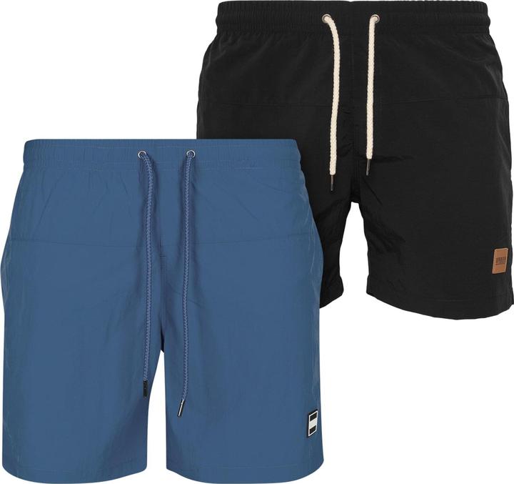 Immagine prodotto Urban Classics Pantaloncini da bagno Block 2-Pack - 127119 (3XL)