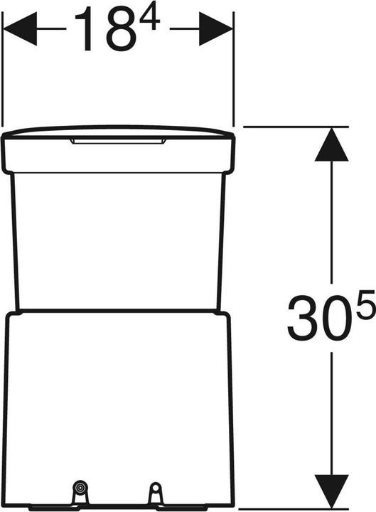 Actual product image Geberit AquaClean Cama shower toilet
