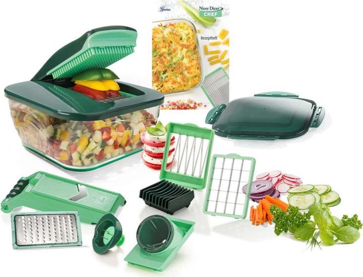 Actual product image Genius Nicer Dicer Chef Set 15pcs.