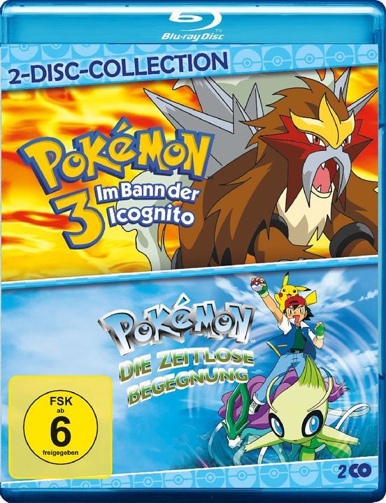 Produktbild Pokemon 3 / Pokemon 4 - Doppelpack (Blu-ray, 2000, Englisch, Deutsch)
