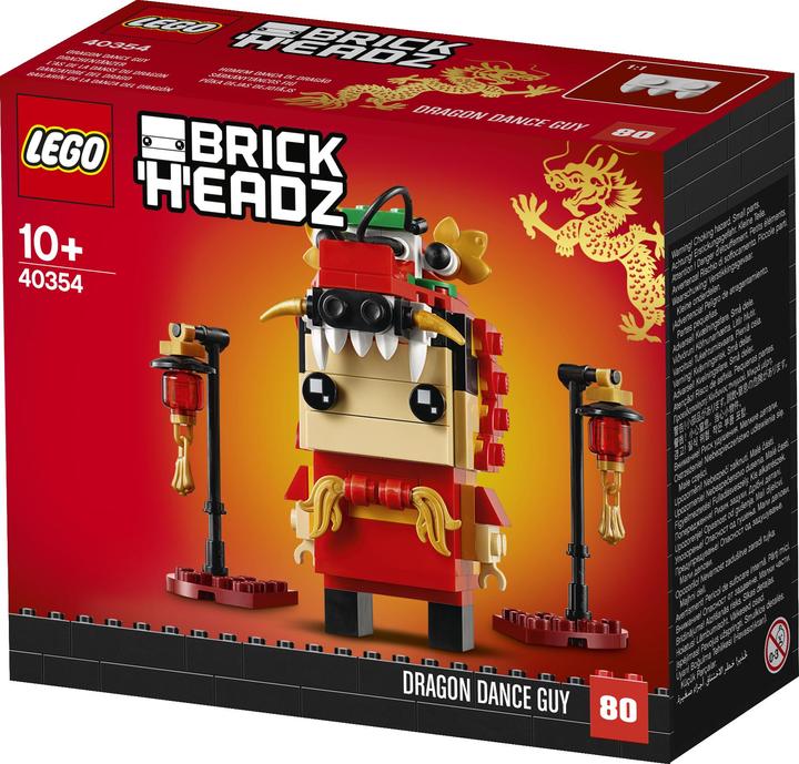 Produktbild LEGO BrickHeadz DrachentanzMann (40354, LEGO Brickheadz)