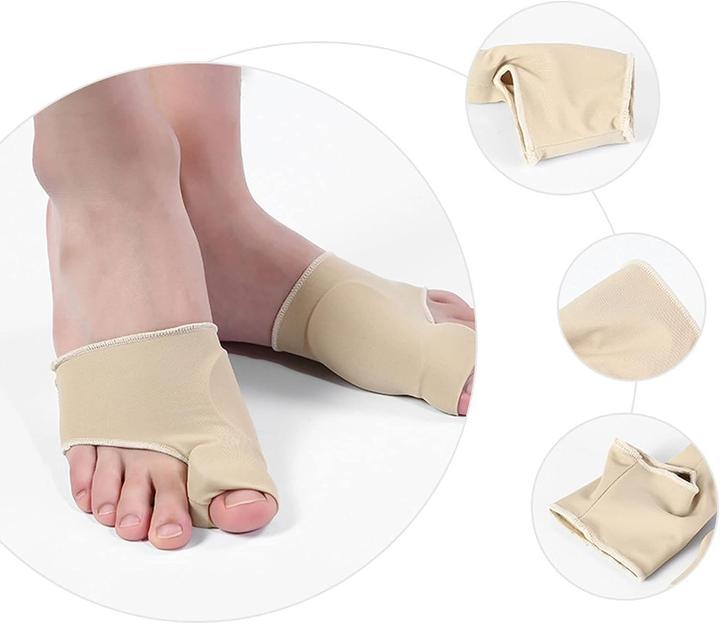Immagine prodotto Cbx Benda per la correzione dell'alluce valgo con cuscinetto in silicone integrato 2 pezzi (Crema piedi e gel piedi)