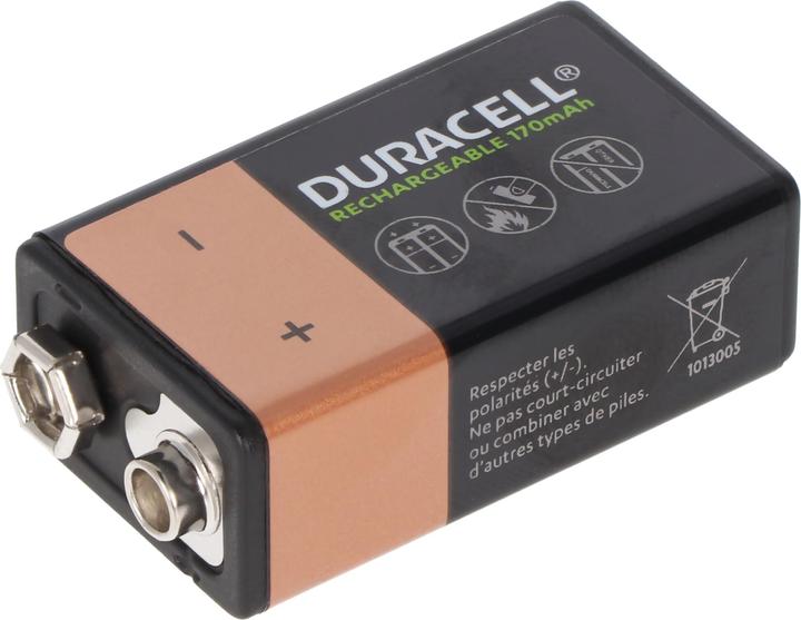 Produktbild Duracell Recharge Ultra (1 Stk., 9V Block, 170 mAh)