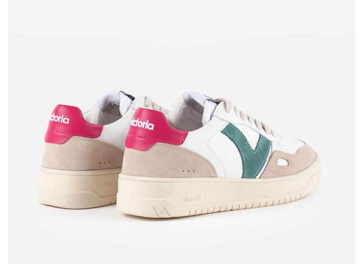 Actual product image Victoria leather effect and split leather sneakers seul (41)