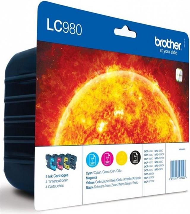 Produktbild Brother LC-980 Value Pack (M, BK, Y, C)