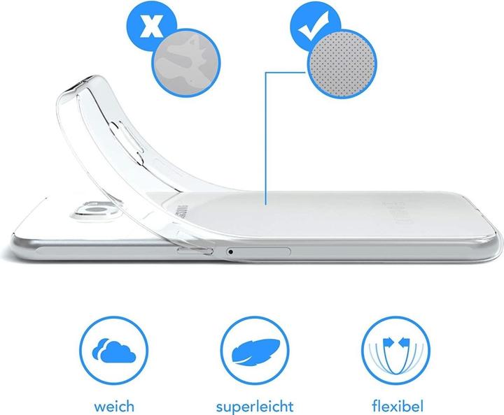 Immagine prodotto Screenguard Custodia trasparente in TPU flessibile per Samsung Galaxy S6 (Samsung Galaxy S6)