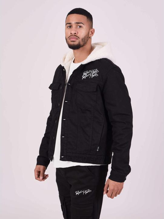 Produktbild Project X Paris Jeansjacke mit Kapuze Schaf (XL)