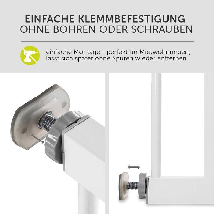 Image du produit Hauck Barrière de sécurité 96-101cm, blanche (96 cm)