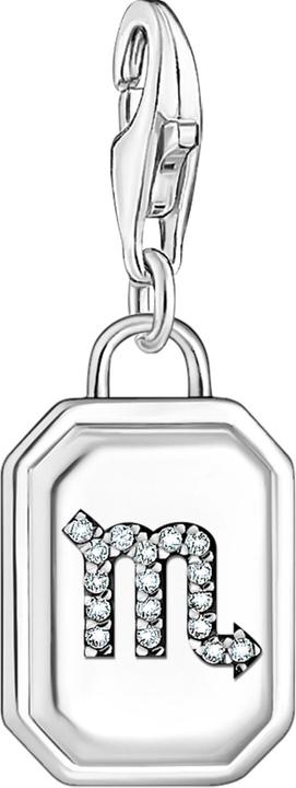 Actual product image Thomas Sabo Charm pendant zodiac sign scorpion with silver stones (925 silver)