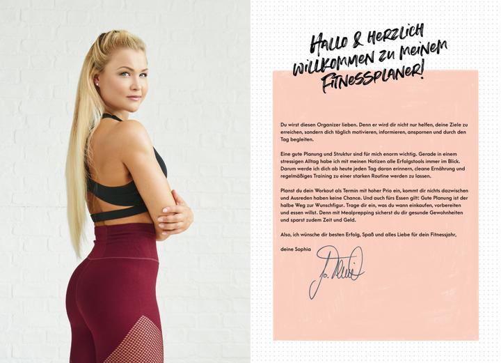 Produktbild Fitness Lifestyle Planer (Deutsch, Sophia Thiel, 2019)