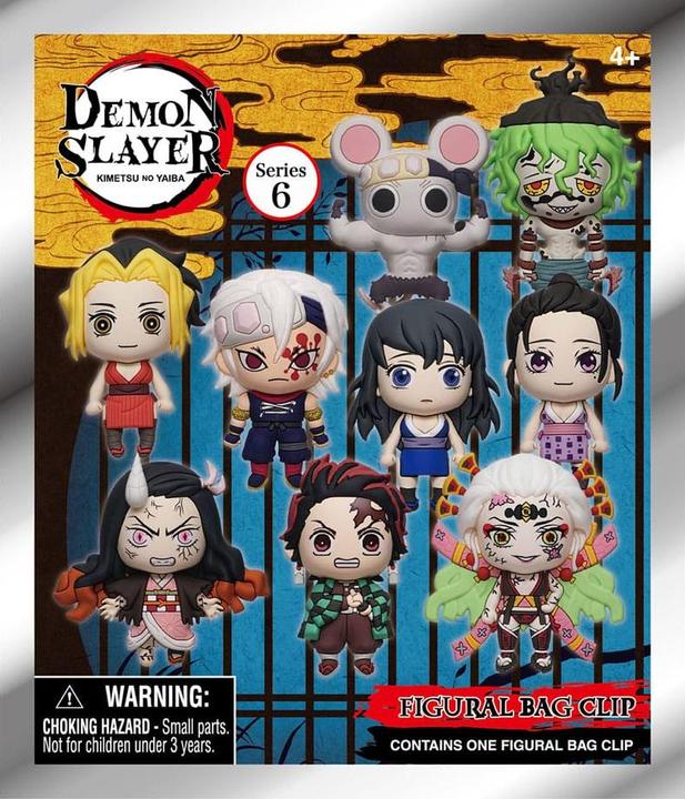 Immagine prodotto Monogram Int. Ammazzademoni: Kimetsu no Yaiba 3D PVC Borsa Ciondolo Serie 6 Display (24)