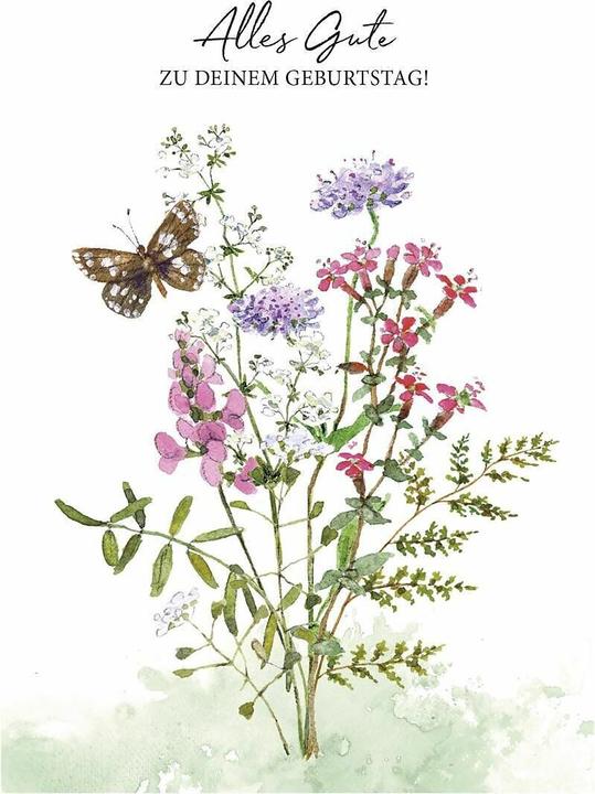 Image du produit Doppelkarte. Blumenstrau
