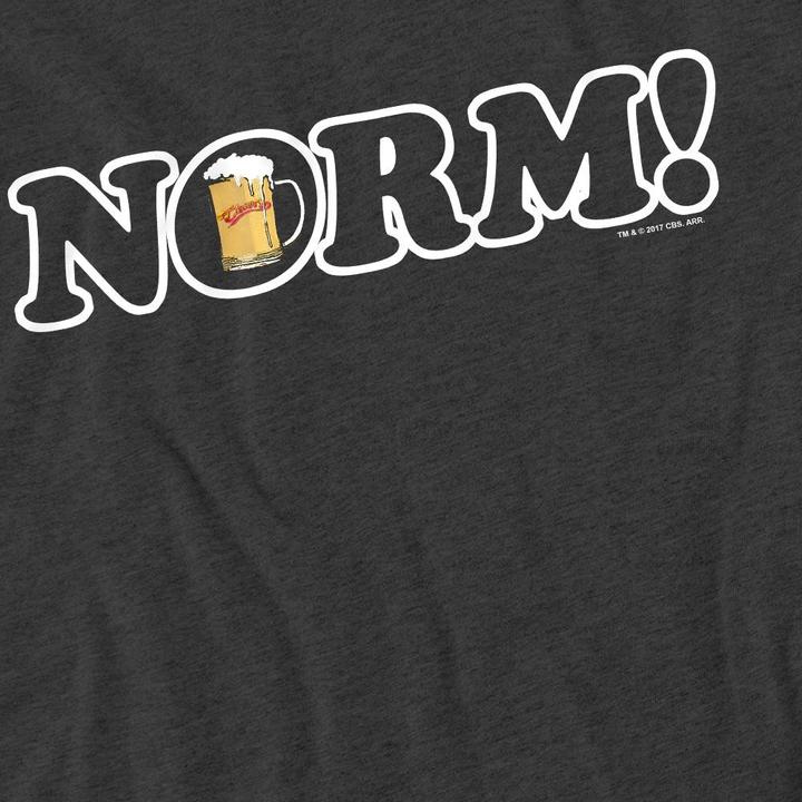 Actual product image Cheers Unisex Adult Norm! T-Shirt (S)