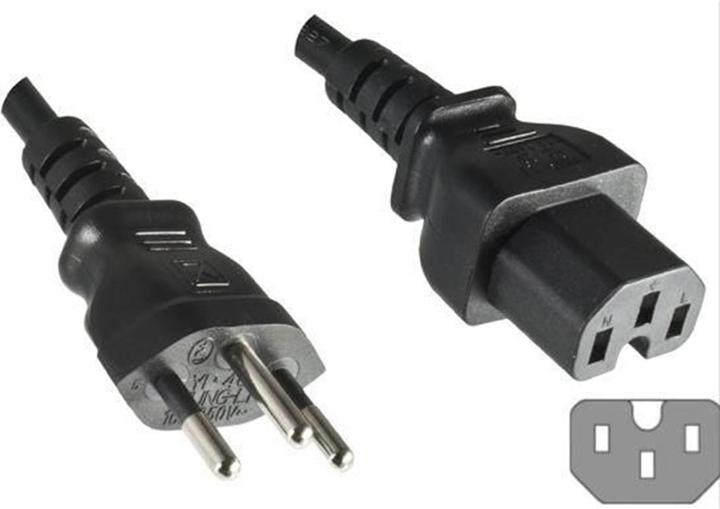 Actual product image MicroConnect Power Cord Swiss - C15 1.8m (1.80 m, C15)