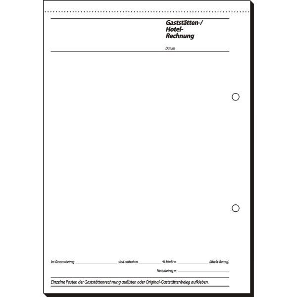 Produktbild Sigel Bewirtungskostenbeleg Formularbuch GB515 (50 x)