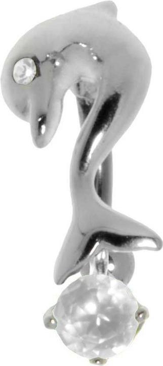 Image du produit Bijouteria Piercing nombril (Zircone, Acier chirurgical 316L, Argent 925)