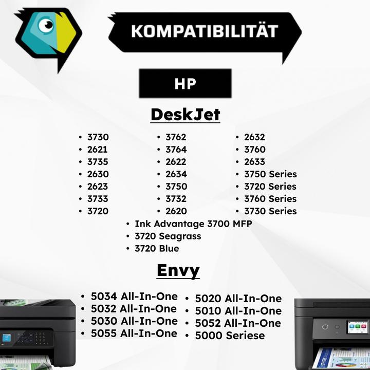 Actual product image Inkadoo Compatible ink for HP 304 ink cartridge (FC)