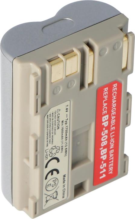 Produktbild AccuCell Akku Canon BP-511 Akku BP-508, BP-512 (Kamera Akku)